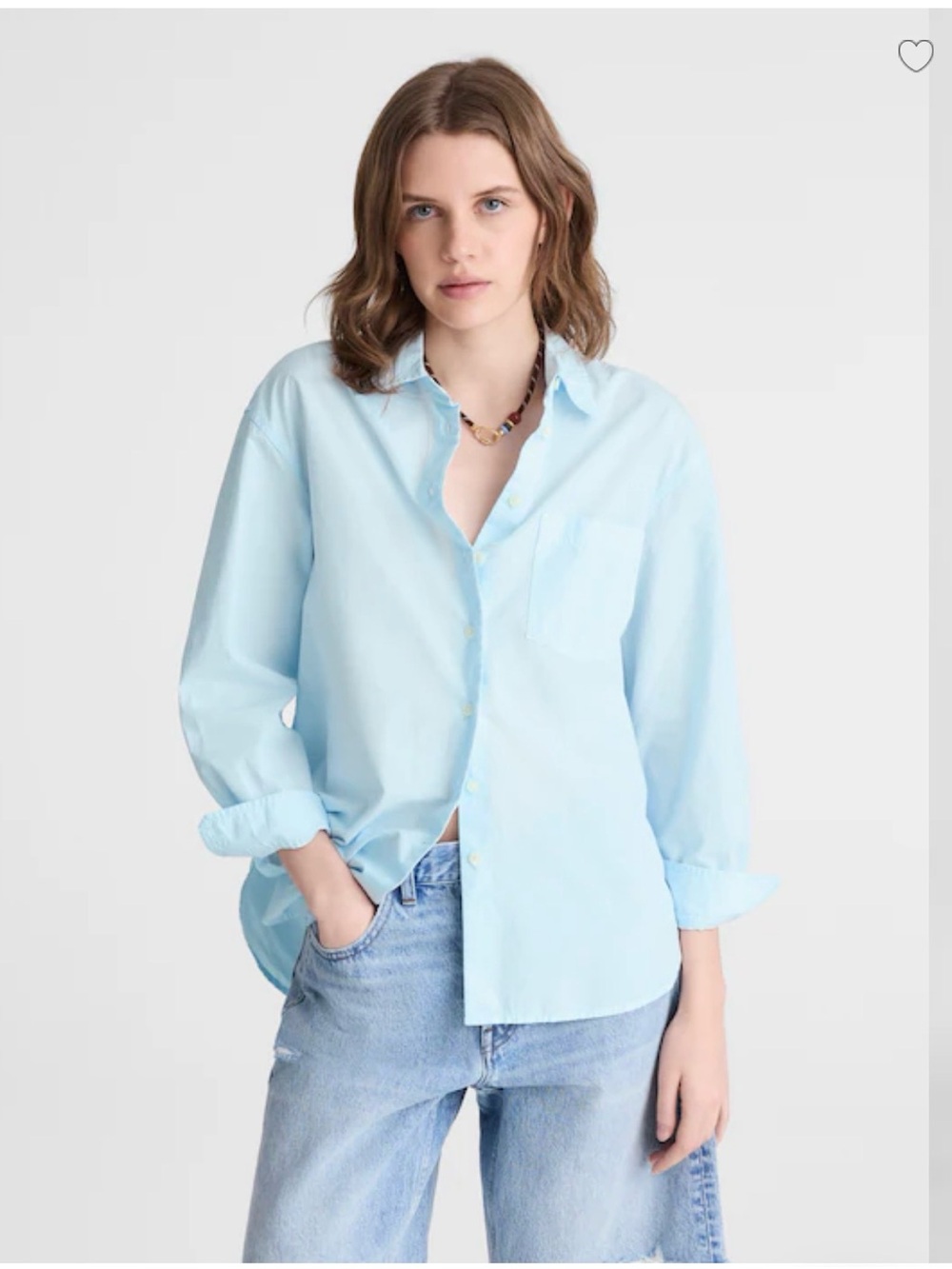 Madewell The Easy Shirt in Poplin